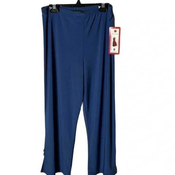 NWT 🇨🇦 blue cropped pullover pants,Vtg, academia, peppy,office,travel,coastal - Picture 1 of 6